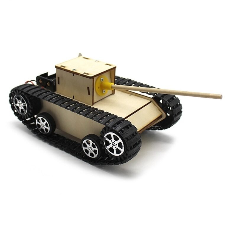 Electric Tank No.1 DIY Toy Technology Assembly Model