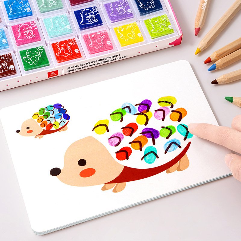 finger painting book