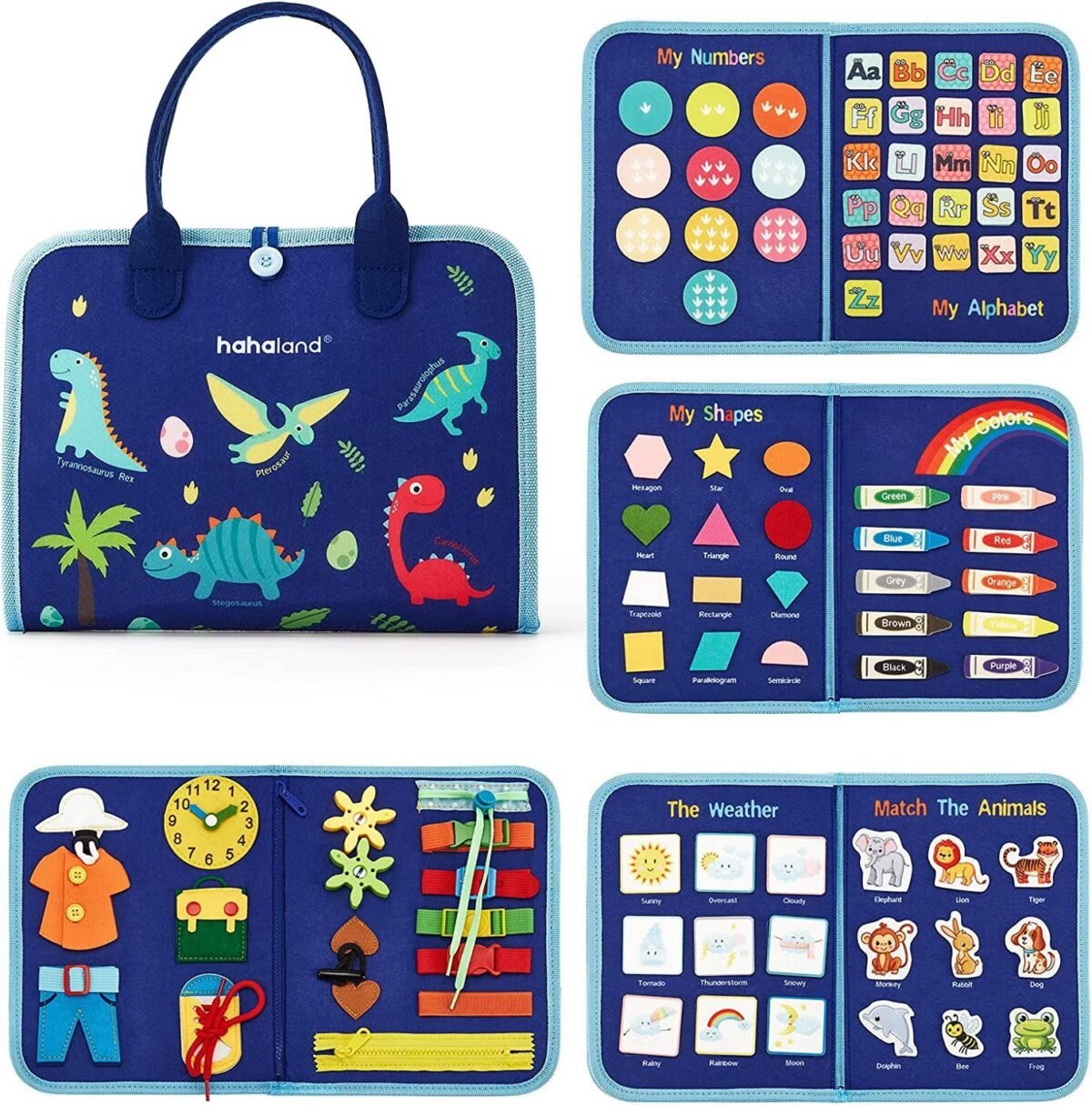 Creative Felt Busy Board Early Education Puzzle Baby Children's Teaching Aids - Image 3
