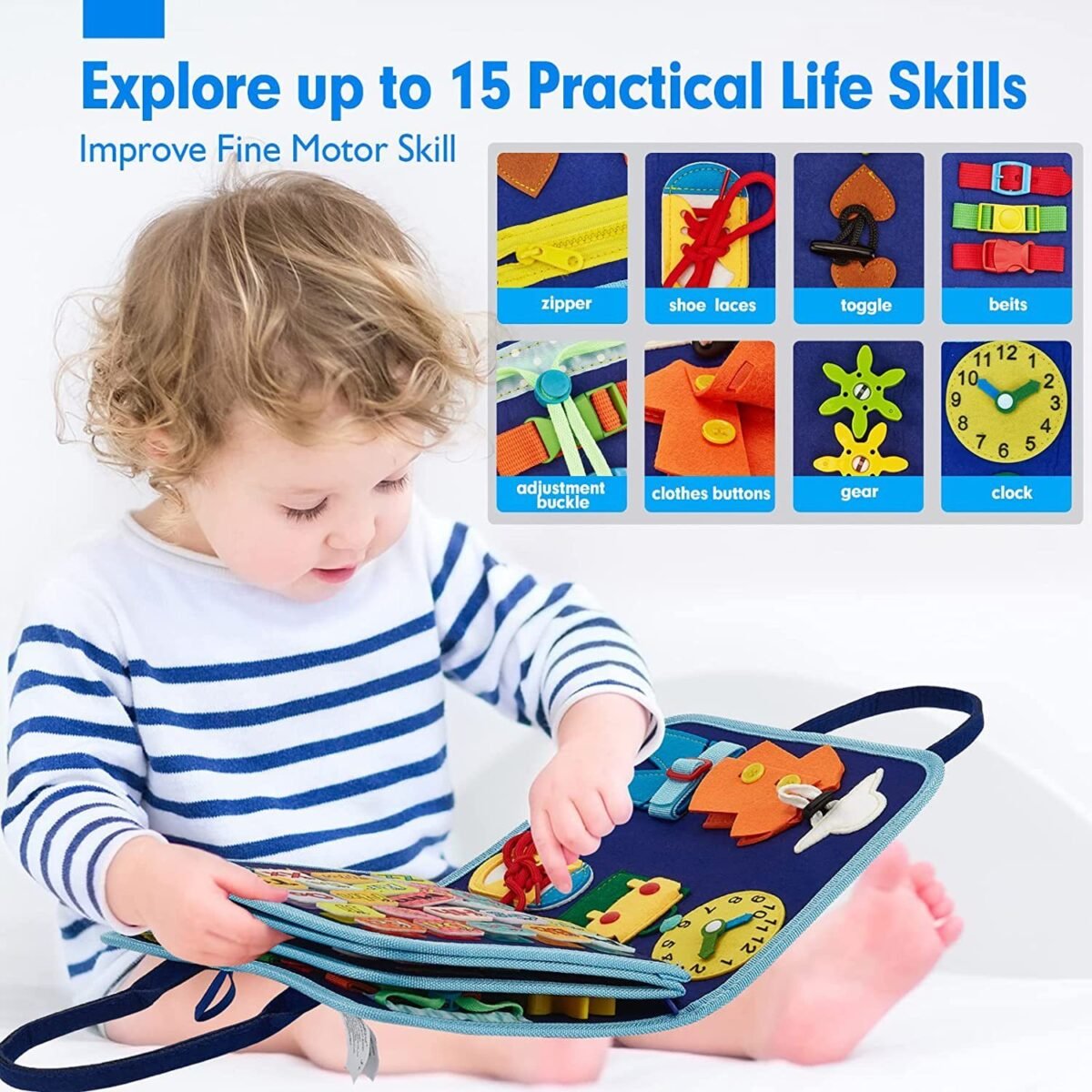 Creative Felt Busy Board Early Education Puzzle Baby Children's Teaching Aids