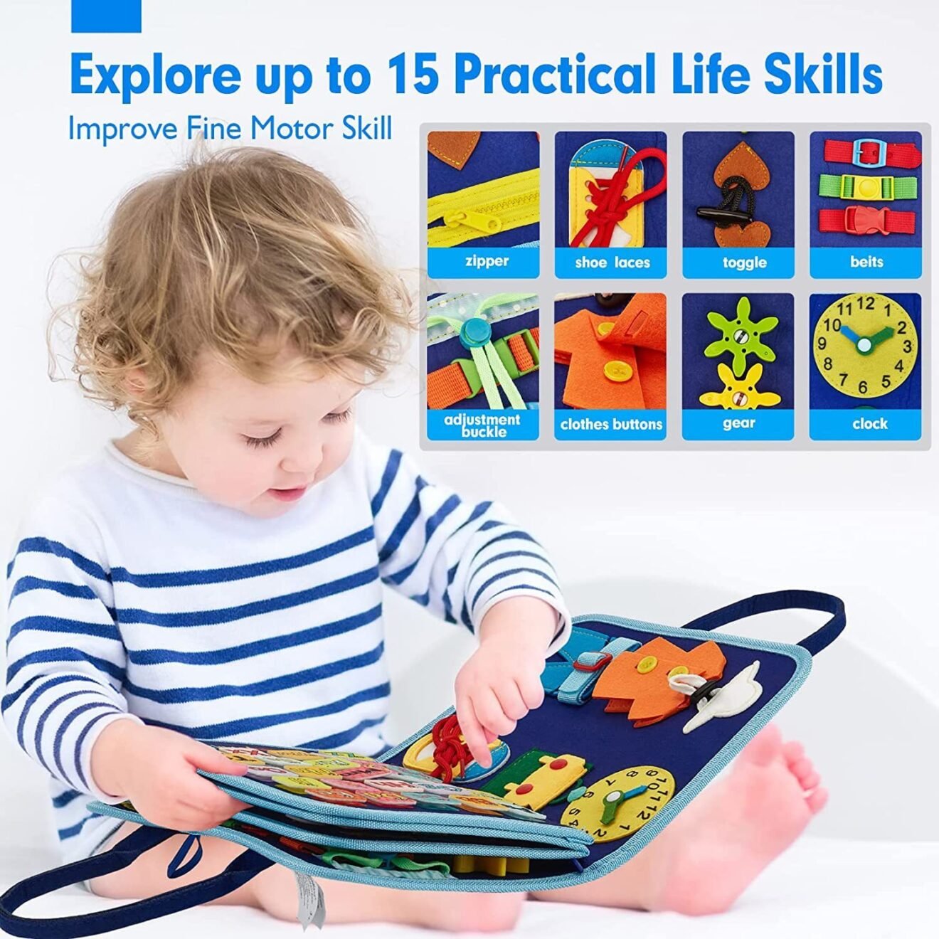 Creative Felt Busy Board Early Education Puzzle Baby Children's Teaching Aids