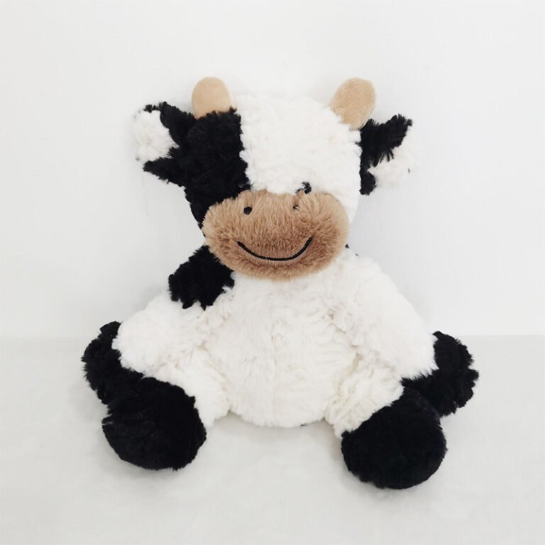 Cute Sitting Cow Doll Plush Toy Wholesale Ox Year Mascot