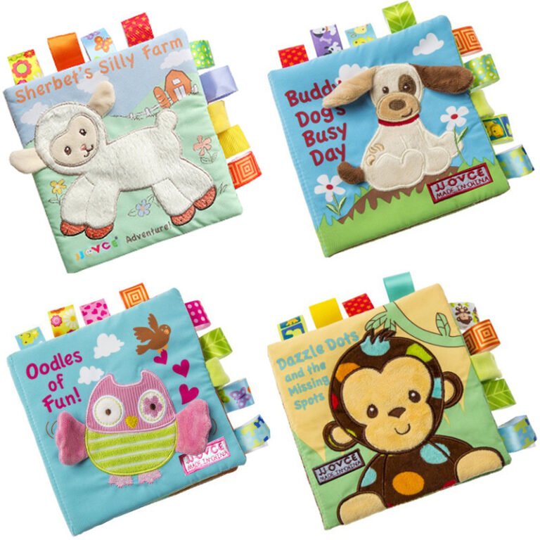 animal embroidery cloth book