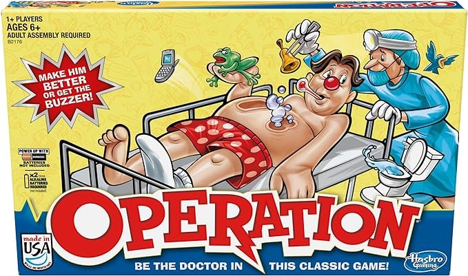 Best Board Games For Kids_Operation