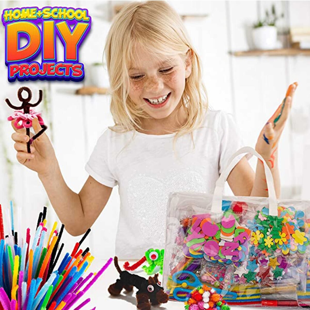 Handmade Toy Set Children's Day Gift Home School Supplies Craft Set DIY Kit - Image 3
