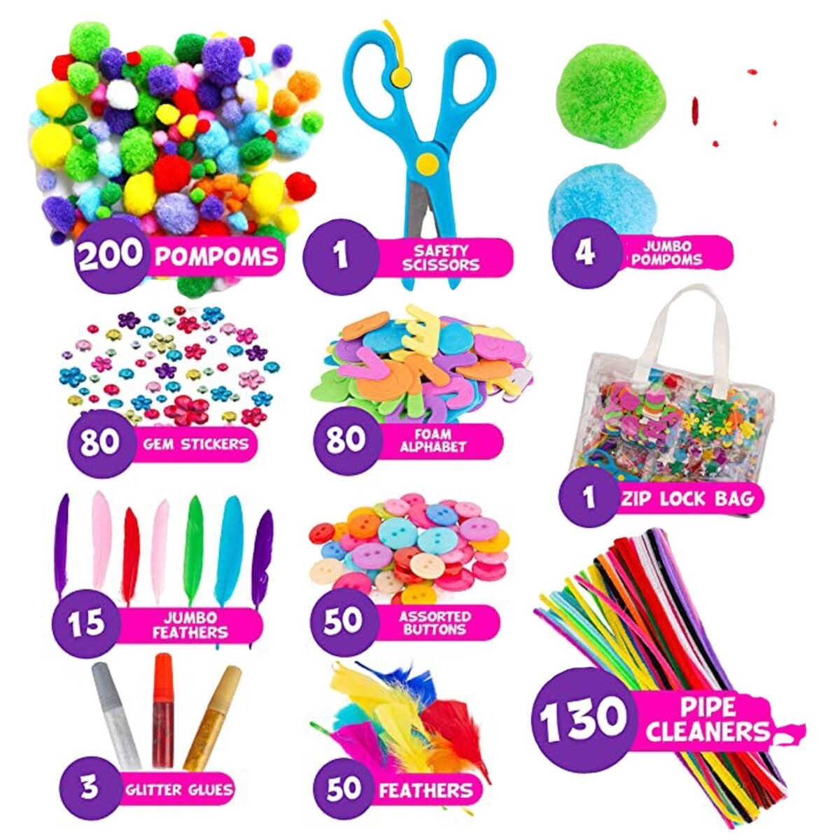 Handmade Toy Set Children's Day Gift Home School Supplies Craft Set DIY Kit - Image 2