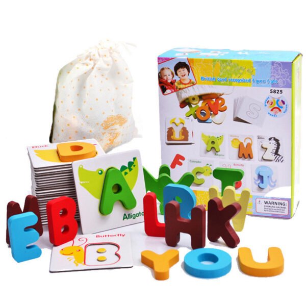 baby enlightenment wooden letter puzzle toys