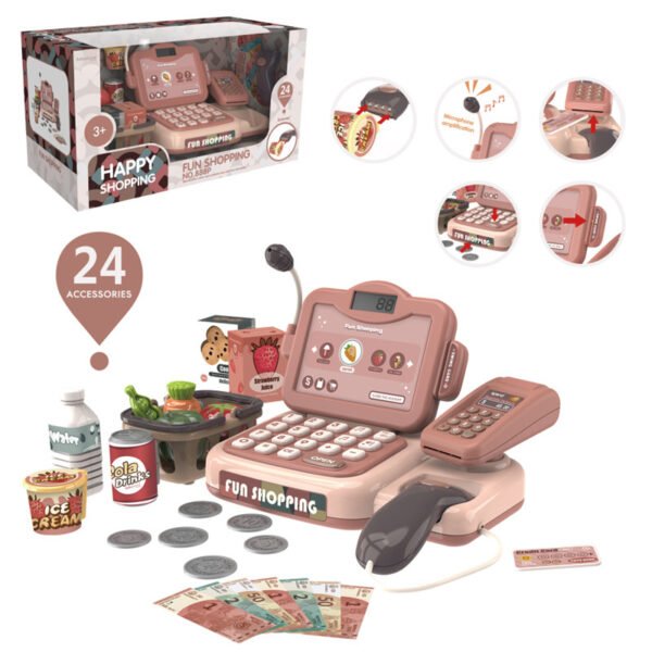 Children's play house cash register toy