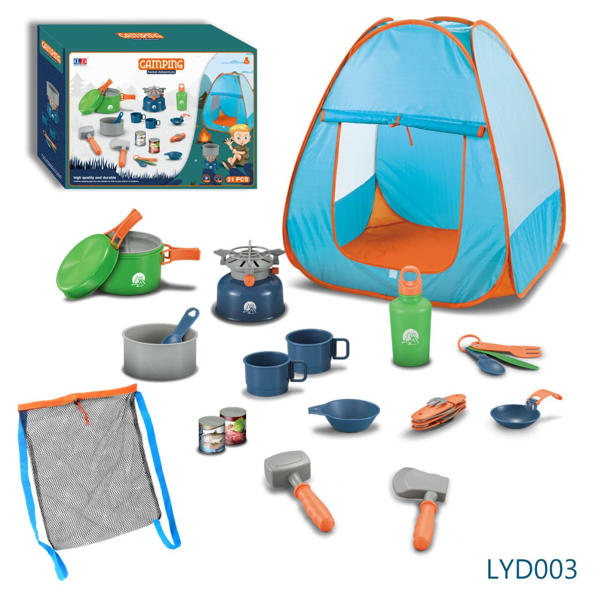 Children's Simulation Camping Tent Play House Toys Outdoor - Image 3