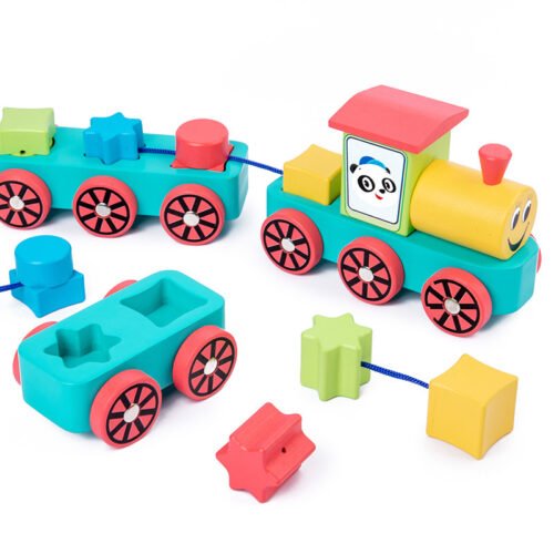 Sports Suit Motherland Edition Smart Fun Train Toy Building Blocks