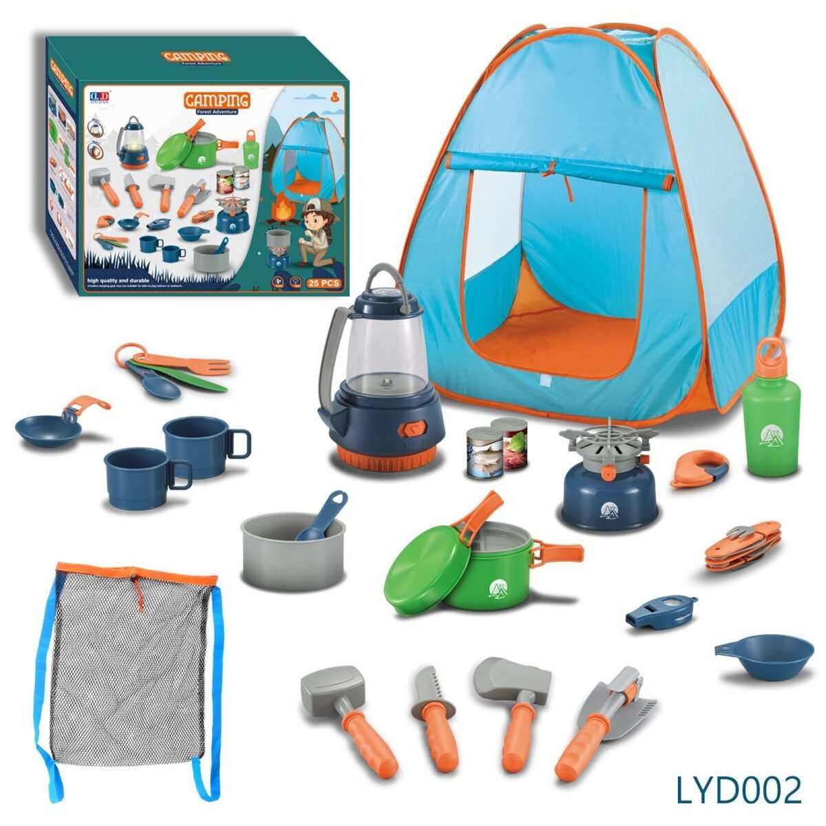 Children's Simulation Camping Tent Play House Toys Outdoor - Image 2