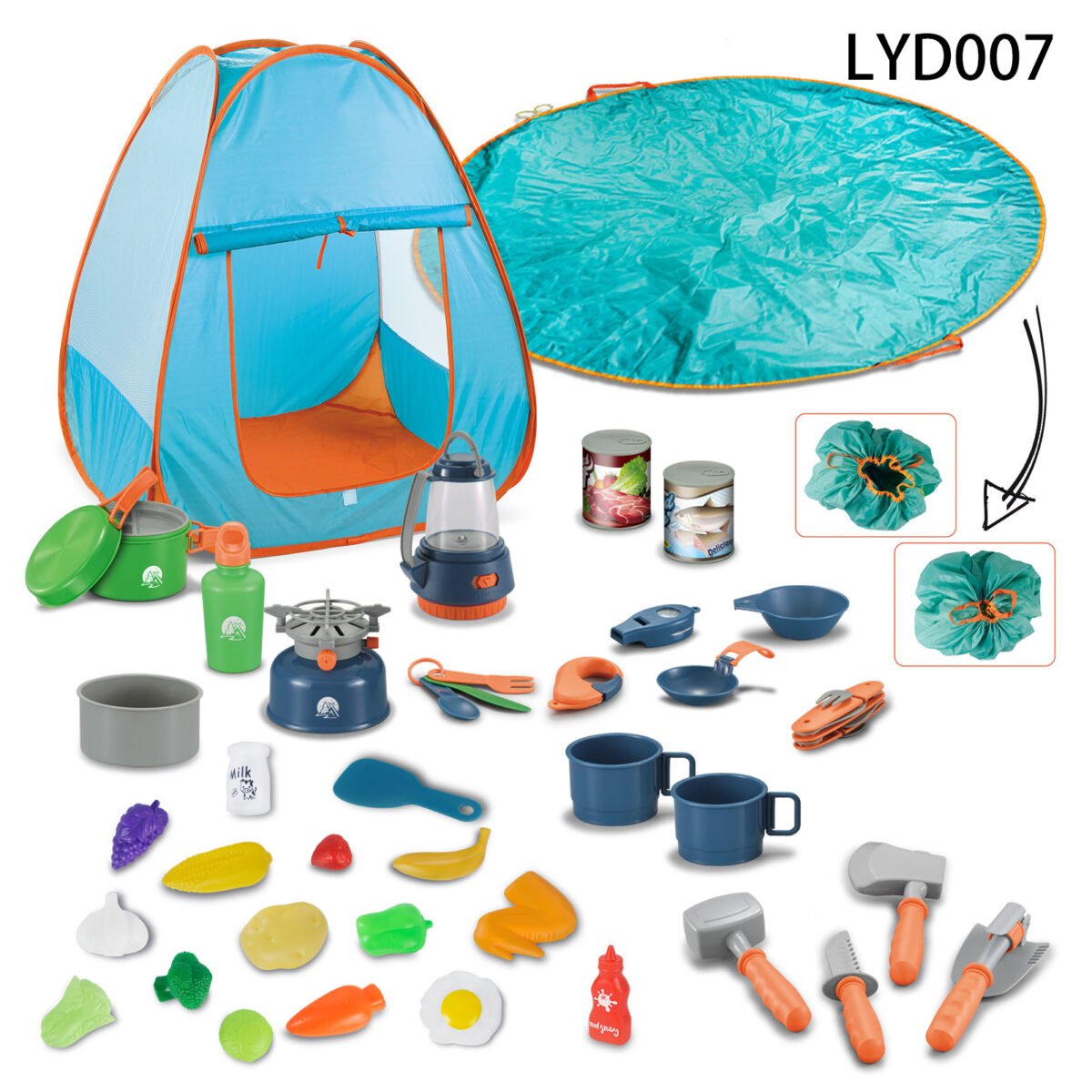 Children's Simulation Camping Tent Play House Toys Outdoor - Image 7